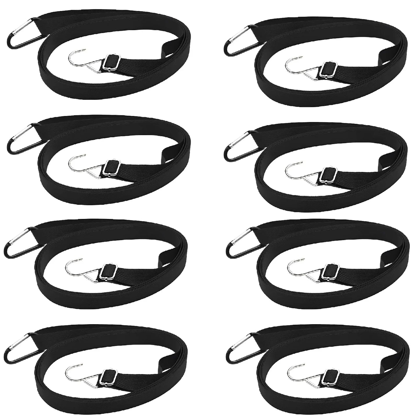 Tejesa 8/2Pcs Car Cover Windproof Belt Nylon Adjustable Car Hood Safety Protectio Belt Car Clothe Gust Fix Belt Car Hood Windproof Rope