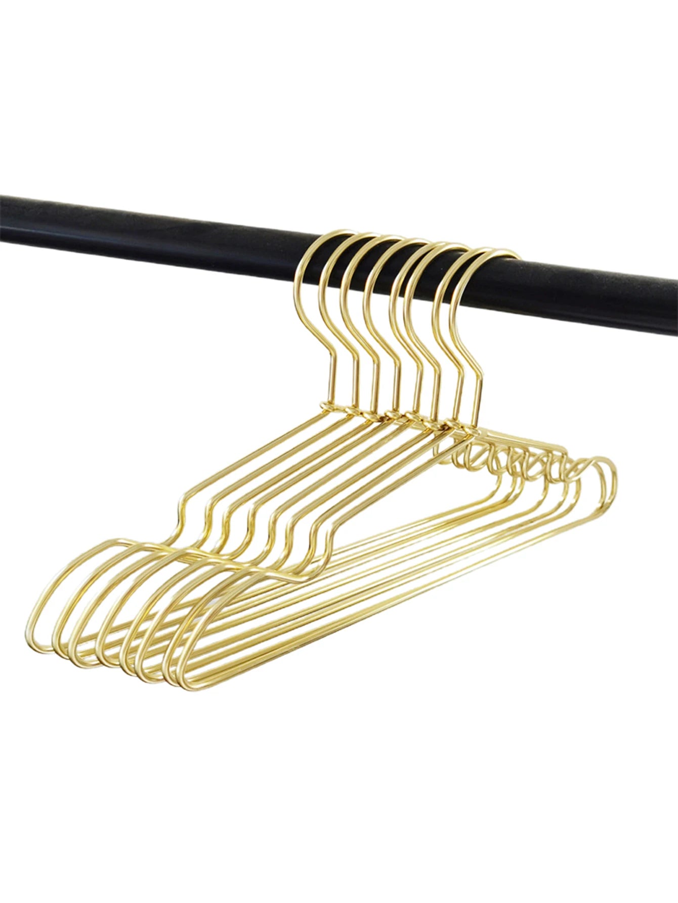 Tejesa 10pcs Silver/Gold Hanger For Clothes Aluminum Alloy Durable Clothes Hanger For Coats Skirts Pants Dress