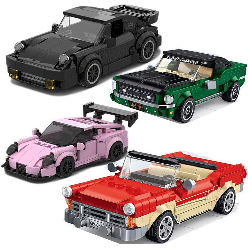 Hemasa Racing Car City Speed Champions Sports Model Building Blocks/ DIY Bricks / Rally Super Racers Vehicle f1 technique