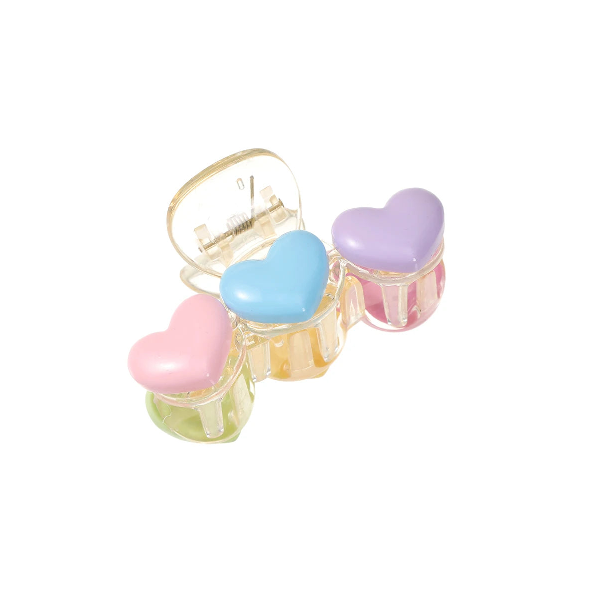 Hemasa 2Pcs Large Hair Claw Clip Elegant Ponytail Hair Crab Shark Clip Girls Hairpin Clips Hair Accessories