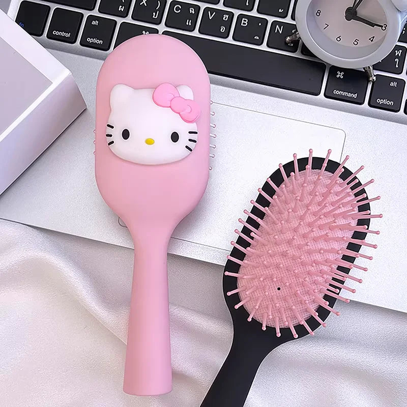 Hemasa  Hellokitty Cartoon Comb Hair Care Anti-tangle Comb Wet and Dry Massage Comb