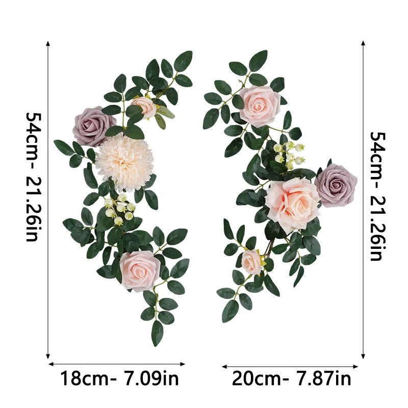 Tejesa Wedding Artificial Flowers /Decoration Rose Flower Row for Wedding/ Arches Home Front Door Decor
