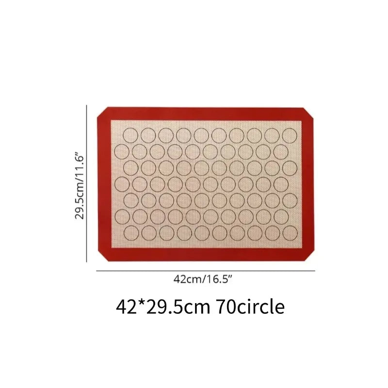 Hemasa Silicone Baking Mat Kneading Pad Dough Mat Pizza Cake Dough Maker Kitchen Cooking Grill Non-Stick Gadgets Bakeware Pastry Mat