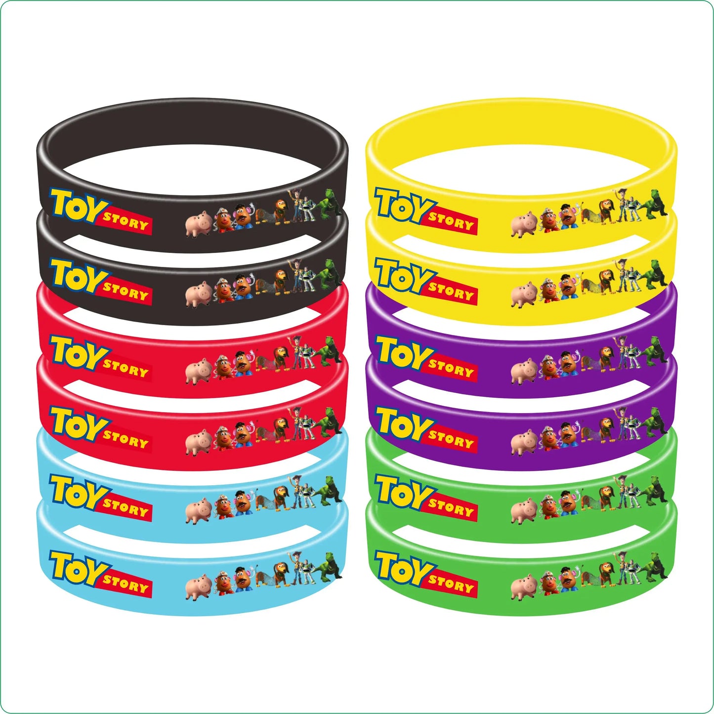 Toy Story Party Favors Slap Bracelets Gifts Goodie Bag Fillers Wristbands Pinata Fillers Party Supplies Stickers Paper Glasses