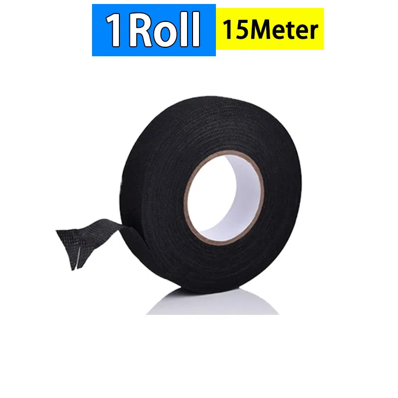 Tejesa Electrical Tape Heat Resistant Wiring Harness Fabric Waterproof  Automotive Insulating Adhesive Cloth for Cable Wire Wrap 1-10Pc