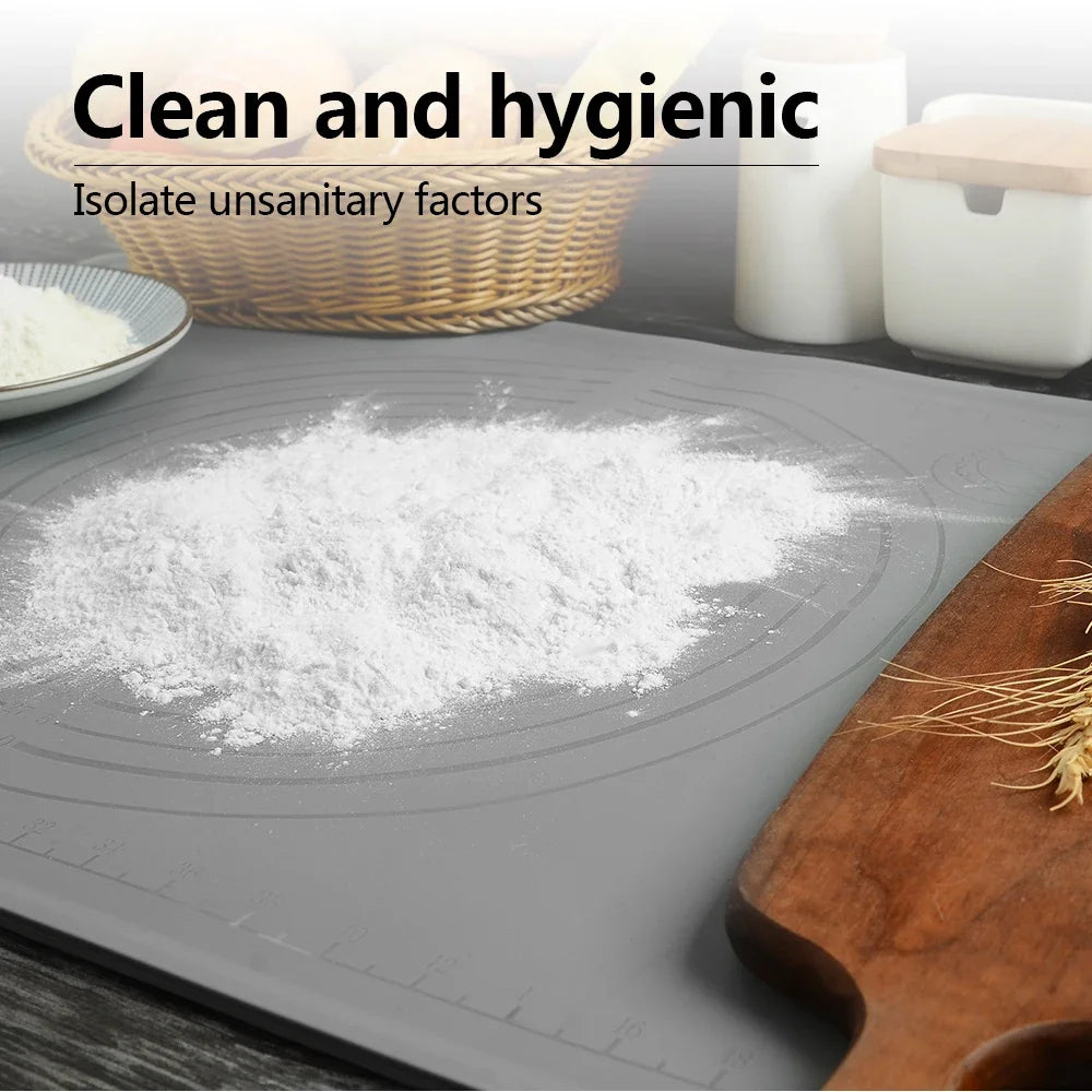 Tejesa Silicone Kneading Pad Non-Stick Surface Rolling Dough Mat with Scale /Kitchen Cooking Pastry Sheet