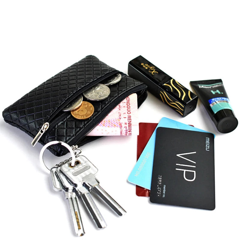 Hemasa Coin Wallet Zipper Coin Purse Key Bags Change Purse Earphone Organizer Card Bags Simple Small Pocket Bags Pouch