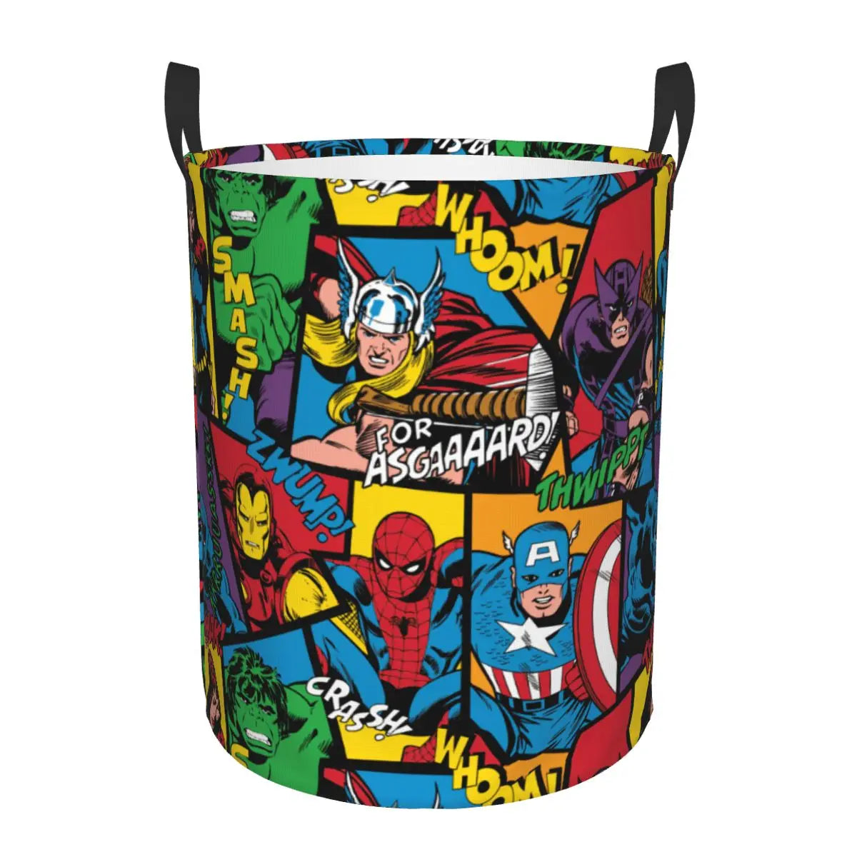 Hemasa Laundry Large Clothes Storage Basket  Comics Toys Bin Organizer for Nursery