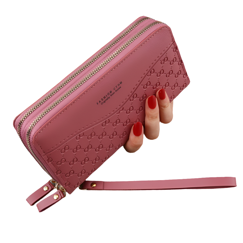 Hemasa  Pu Leather Wallets Purses Fashion  Women's Wallet Money Coin Card Holder Ladies Long Female Purse Zipper