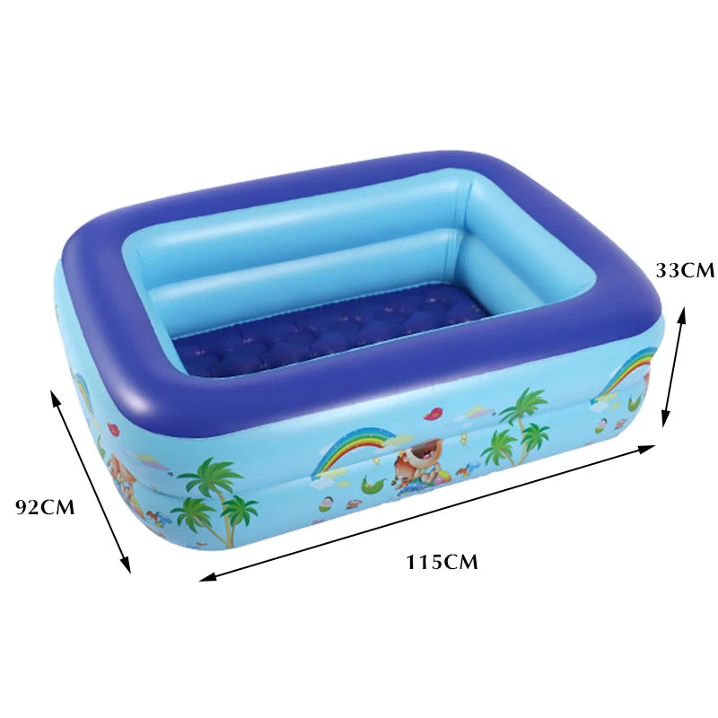 Hemasa Mini Baby Inflatable Swimming Pool / Children's Rectangle Fold Pool