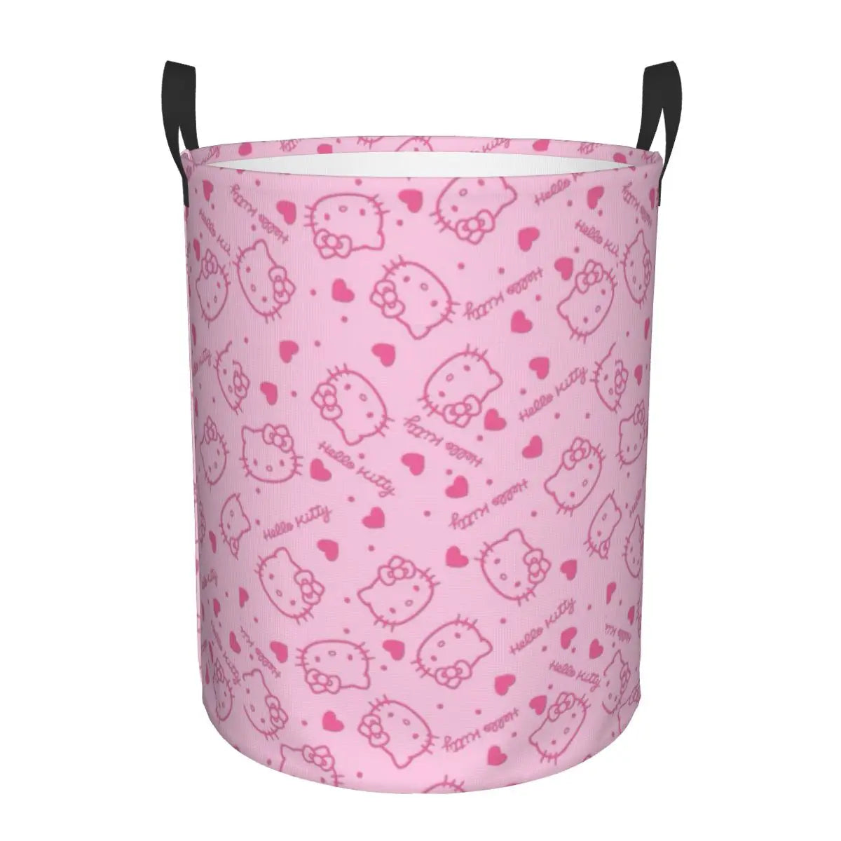 Hemasa Hello Kitty Laundry Basket Large Storage Basket Cartoon Sanrio Girls Boys Toy Organizer
