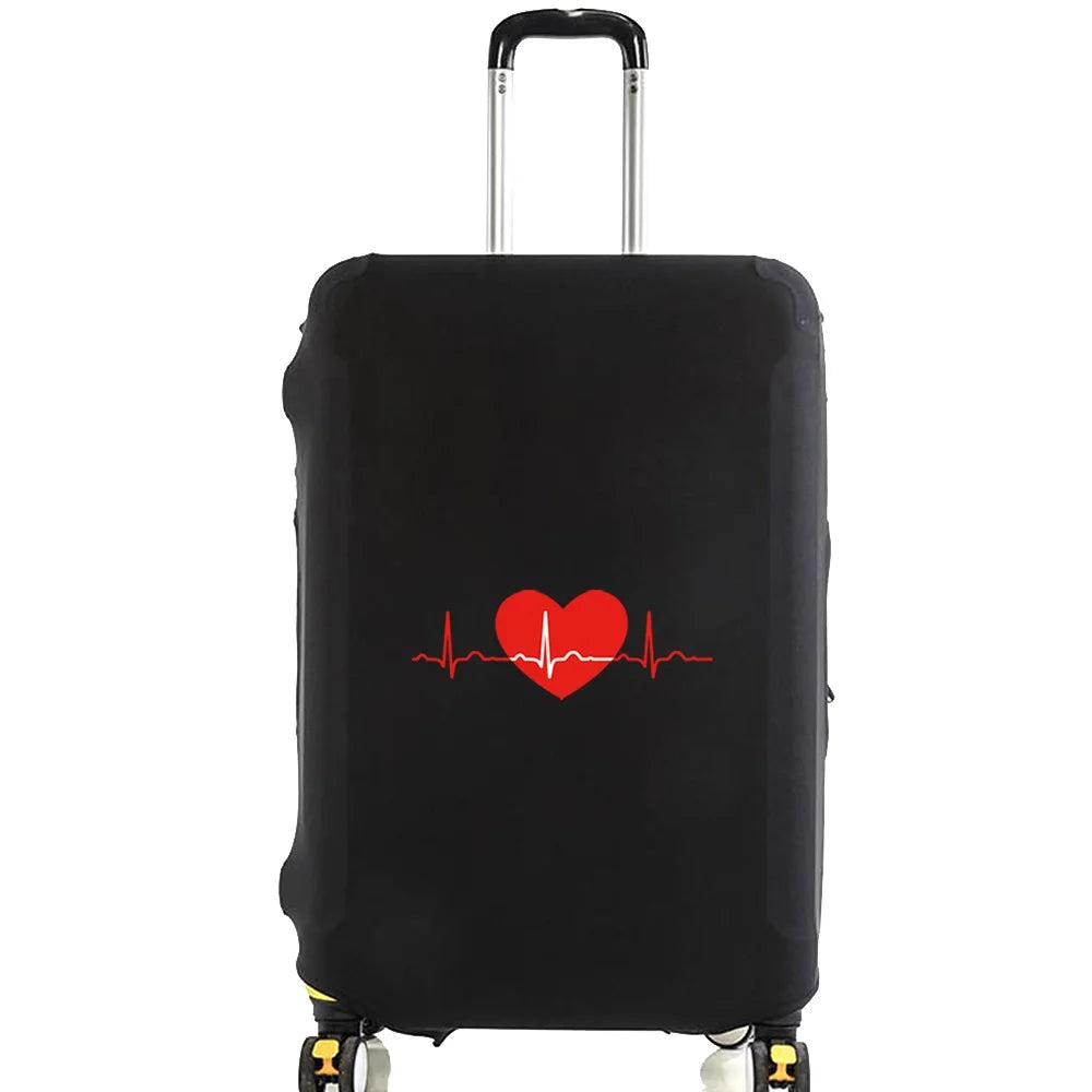 Tejesa Luggage Protective Cover for 18 To 28 Inch Pattern Trolley Suitcase Elastic Dust Bags Case