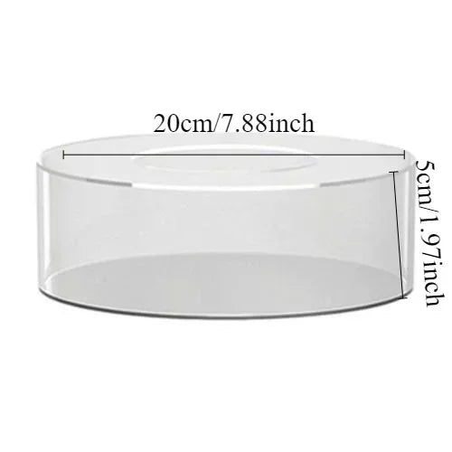 Acrylic cake stand Fillable lamp candy flower display stands Stackable Display Box for Wedding Birthday Party Table Pastry Decor
