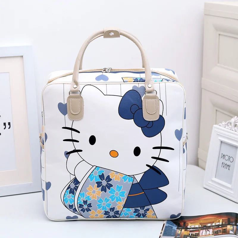 Hemasa Hello Kitty Travel Bag /Women's Portable Girls Luggage Bag