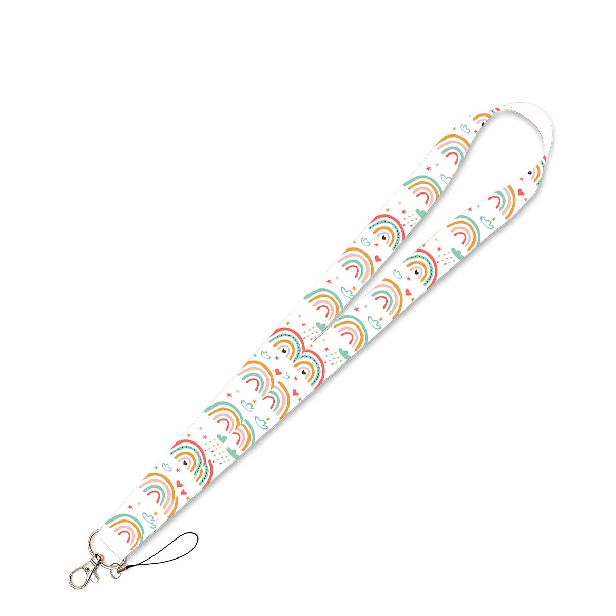 Tejesa 2pcs Beautiful Lanyard Keys Chain Badge Holder ID Credit Card Pass Hang Rope Lariat Mobile Phone Charm Accessories Gifts Wholesale