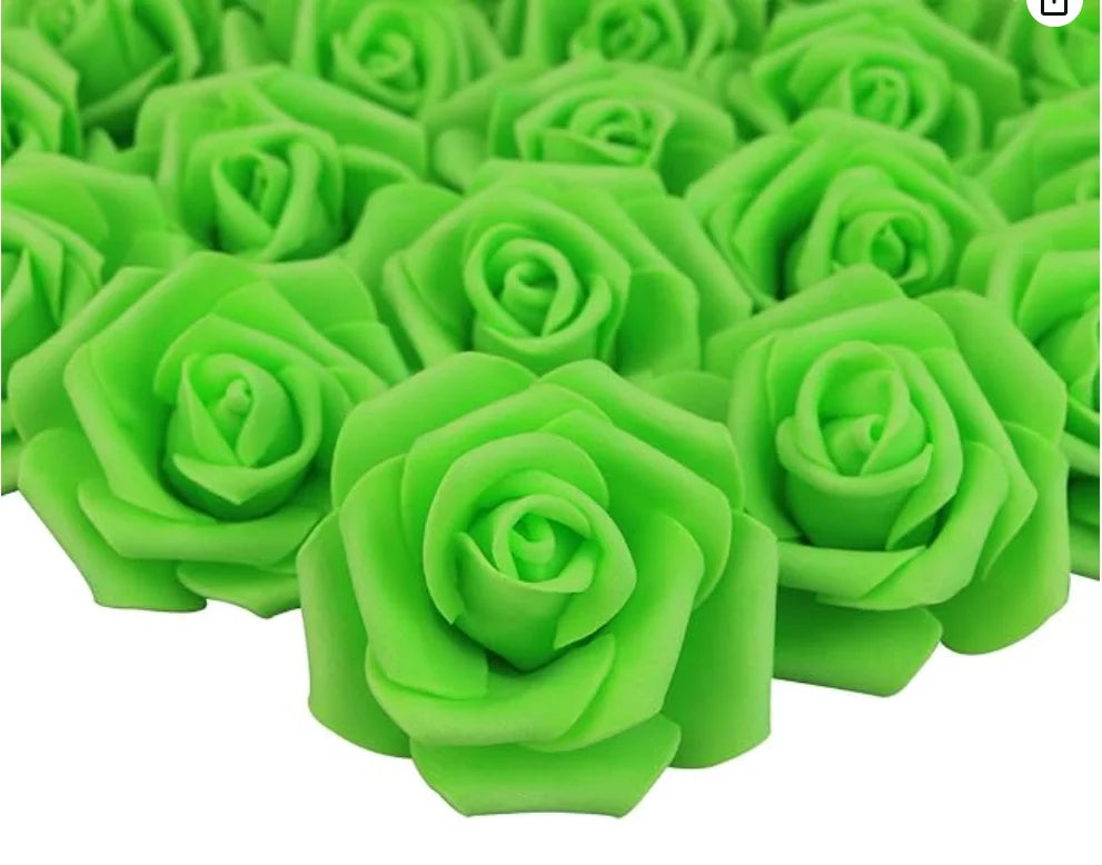 10/20/50Pcs Artificial Foam Rose Flowers PE Fake Flower for Home Room Dceor Wedding Party Halloween Thanksgiving Christmas Decor