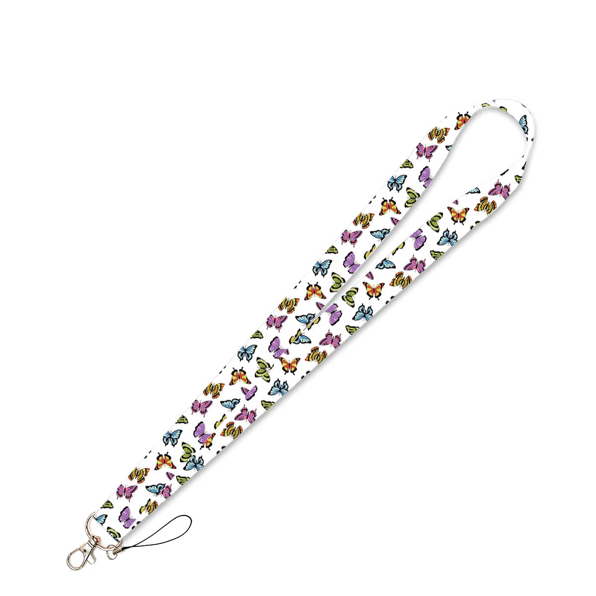 Tejesa 2pcs Beautiful Lanyard Keys Chain Badge Holder ID Credit Card Pass Hang Rope Lariat Mobile Phone Charm Accessories Gifts Wholesale