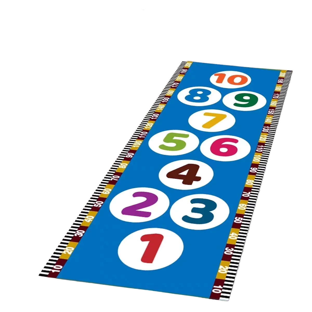 Tejesa Children's Room Kindergarten Cartoon Game Jumping House Grid Carpet Bedroom Bedside Carpet Girls' Puzzle Anti slip Floor Mat