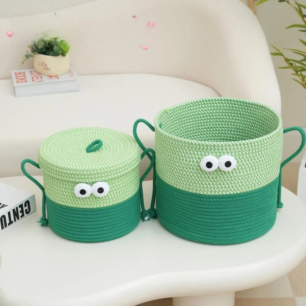 Tejesa Cartoon Monster Sna Basket Living Room Office Desktop M Organizer Toy Storage Basket Cotton Material Fly Use