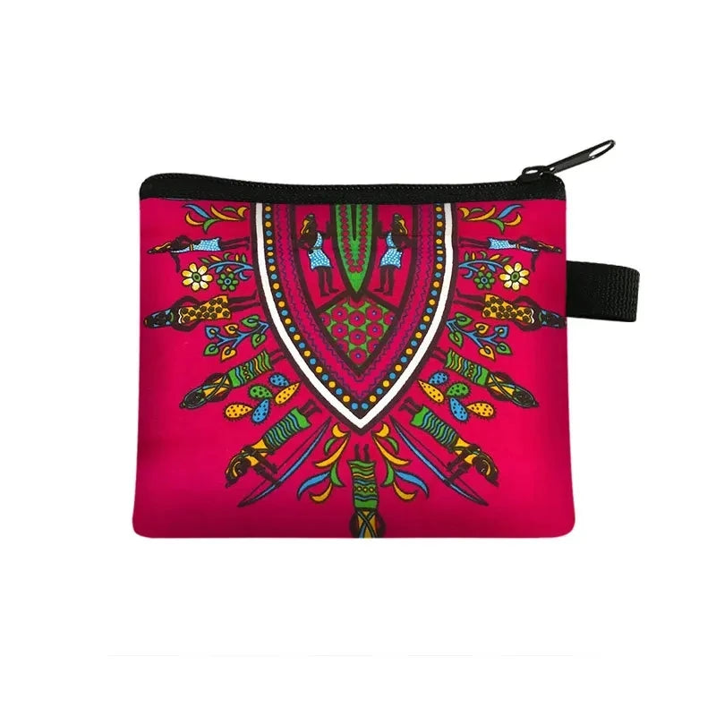 Tejesa Geometric Design Portable Card Bag Coin Key Storage Bags Hand Bag Small Square Bag Coin Purse Pochette Sac Billetera Wallet