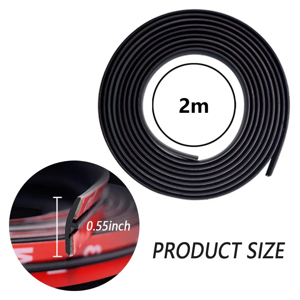 14/19mm Car Rubber Seals Edge Sealing Strips Auto Roof Windshield Car Rubber Sealant Protector Seal Strip Window Seals for Auto