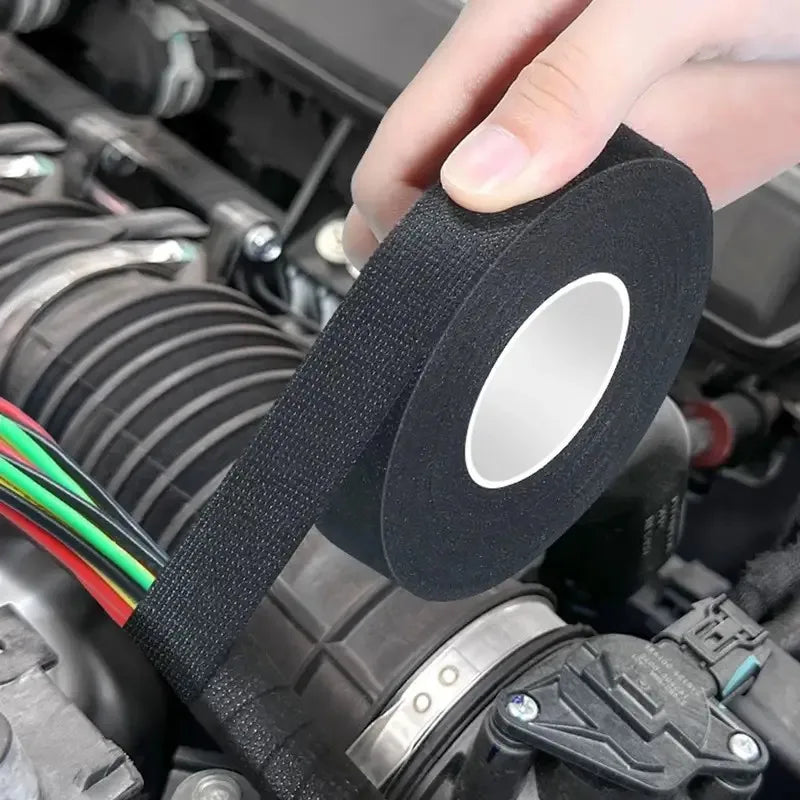 Tejesa Electrical Tape Heat Resistant Wiring Harness Fabric Waterproof  Automotive Insulating Adhesive Cloth for Cable Wire Wrap 1-10Pc