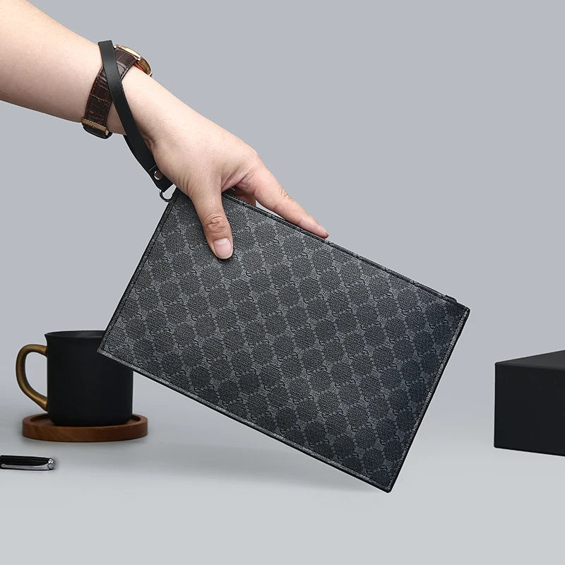 Tejesa  Soft PU Leather Men Day Clutch High Quality Business Men Cardholder Case Casual Male Money Handbag Clutch Bag Phone Bag