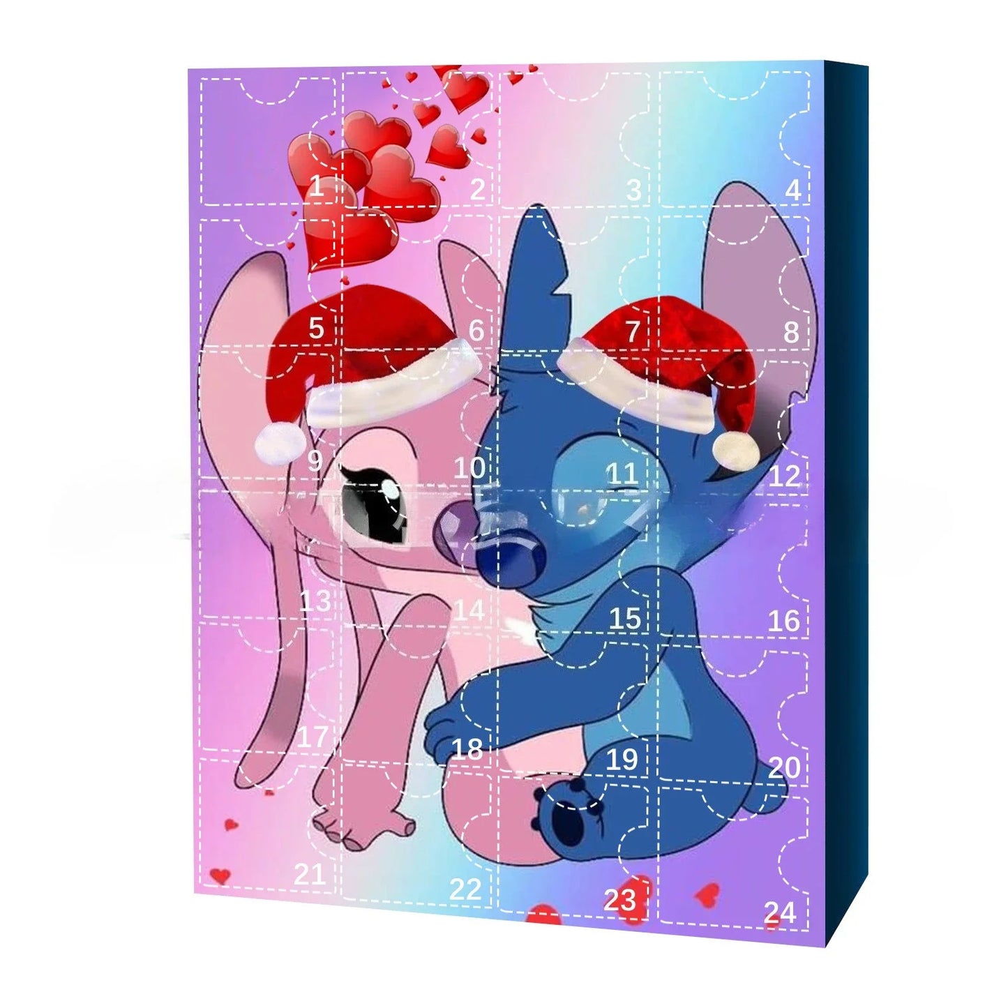 Tejesa Advent Calendar Cartoon Doll Christmas Decorative Gifts New Year 24 Days Countdown Surprise Blind Box
