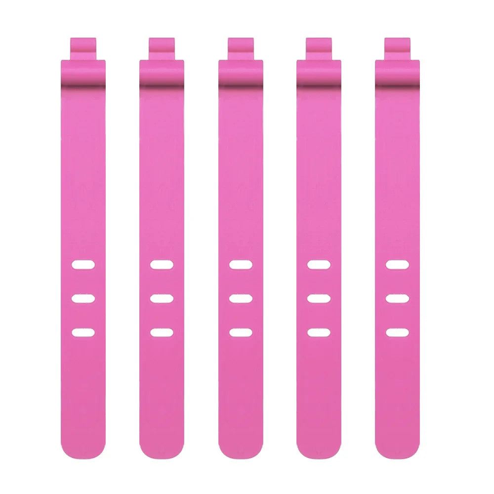 1-20PCS Silicone Cable Winder Organizer Clips Phone Charging Wire Cord Management Buckle Straps Earphone Line Storge Holder Clip