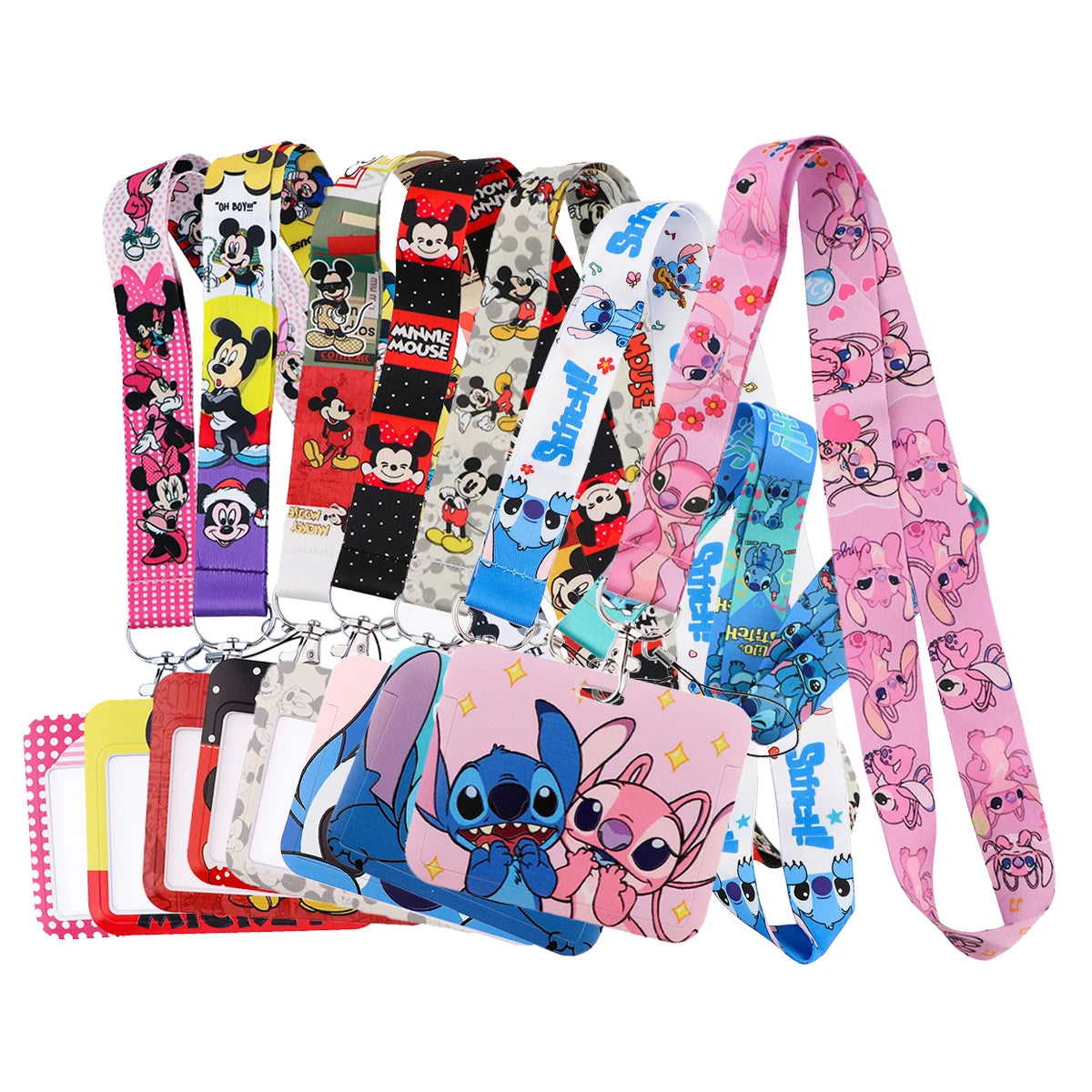 Hemasa Credential Holder Cartoon Lanyards for Key Neck Strap for Card Badge Gym Keychain Keyring Accessories Gifts