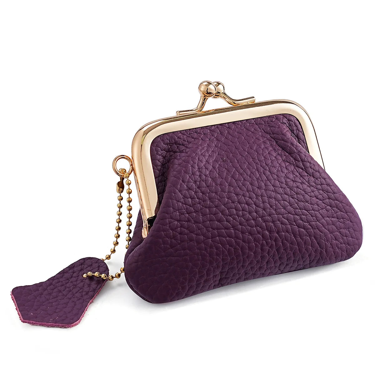 Tejesa  Multi-Color Genuine Leather Mini Coin Purse Compact Change Wallet Top Layer Cowhide Women Small Wallet