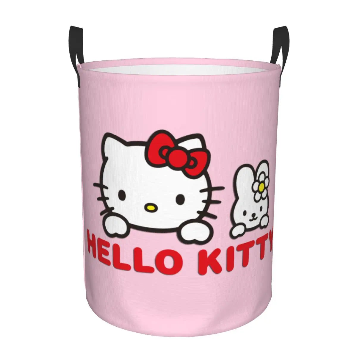 Hemasa Hello Kitty Laundry Basket Large Storage Basket Cartoon Sanrio Girls Boys Toy Organizer