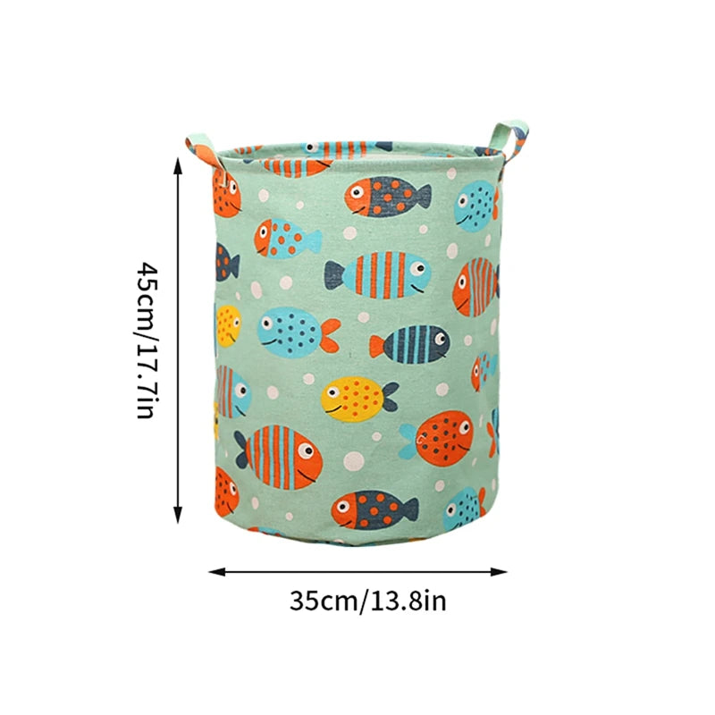 Foldable Laundry Basket Dirty Clothes Laundry Hamper Toy Storage Organizer Bucket Large Capacity Baskets Japanese Laundry Bag