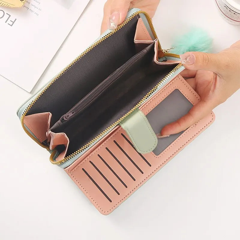 Hemasa  Long Wallet /Pu Leather Card Holder
