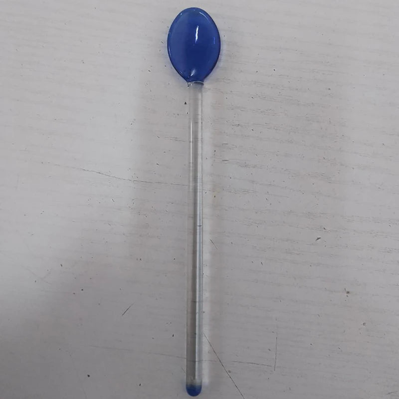 1pc Glass Dinnerware Spoon Tea Dessert Coffee Ice Cream Accessories Bar Tools New Long Handle Kitchen Accessories New