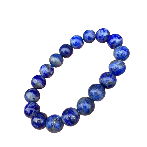 Hemasa Natural Lapis Lazuli Stone Beads  Stretchable Bracelet