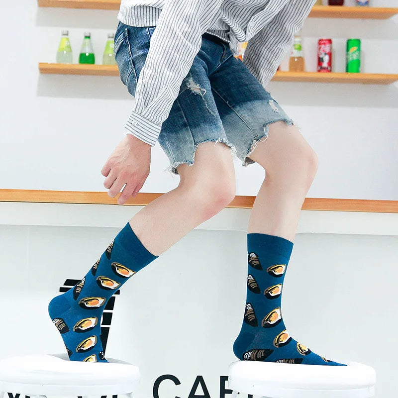 Big Kids Youth Boys Girls Fun Novelty Design Crew Dress Socks for Men Women Stocking 1 Pair Cotton Socks