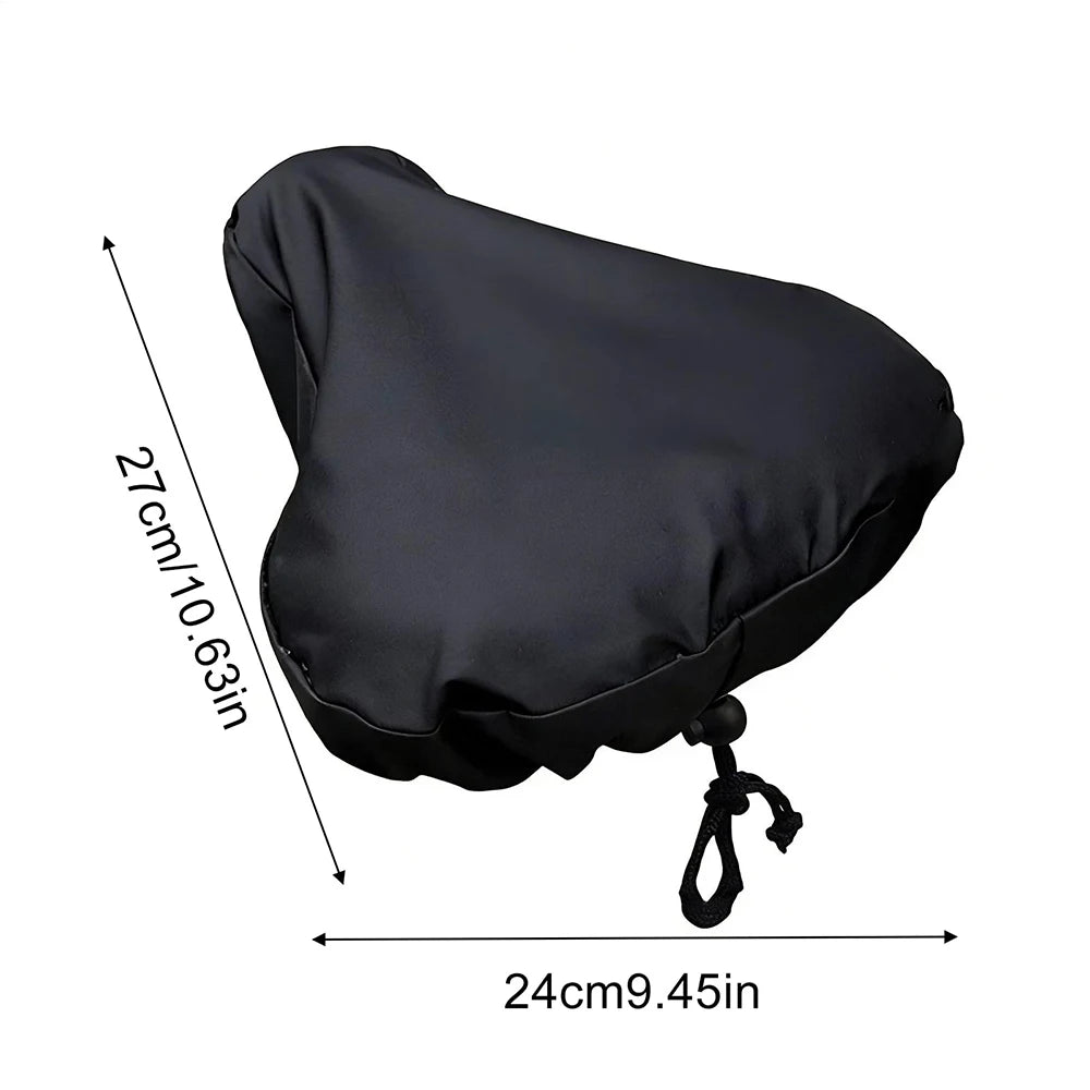 Tejesa 1pc Bicycles Saddle Seat Rain Cover Oxford Cloth Dust-proof Cushion Protector Replacing Outdoor Biking Guard