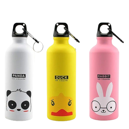 Hemasa Aluminium Cartoon Sports Mug / Stainless Steel Water Bottle