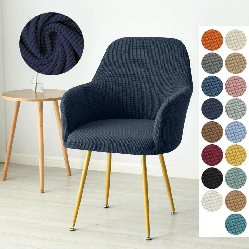 1/4/6pcs Elastic Polar Fleece High Arm Chair Covers Dining Adjustable Armchair Covers Hotel Bar Seat Slipcovers for Home Wedding