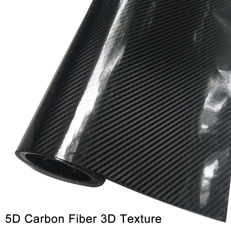 2D 3D 4D 5D 6D Carbon Fiber Vinyl Wrap Film Waterproof Car Stickers Console Computer Laptop Skin for Auto Motorcycle Accessories