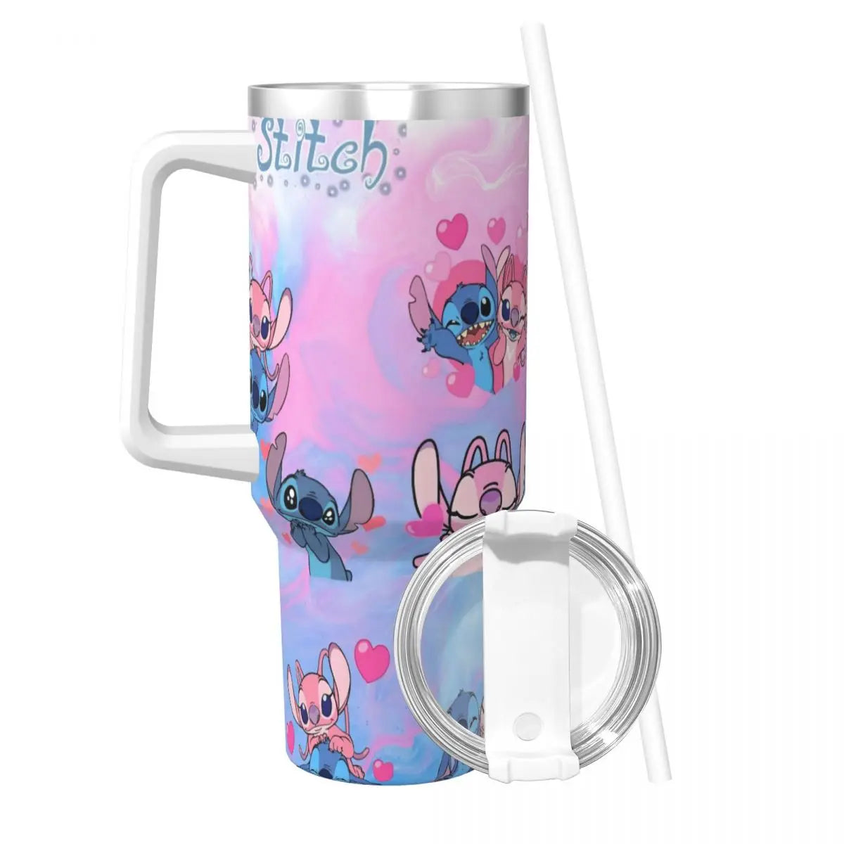 Hemasa  Stainless Steel Tumbler Mug With Straws water bottle