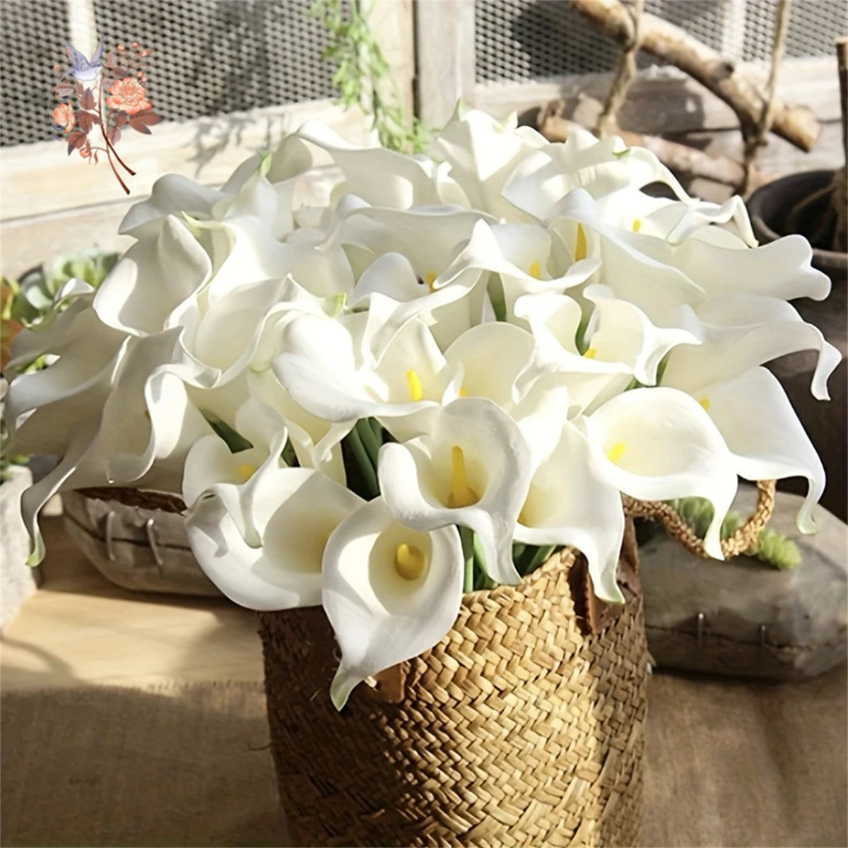 10Pcs Calla Lily Bridal Fake Flowers for Bridal Wedding Bouquet Real Touch Latex Artificial Calla Lilies Flower Home Party Decor