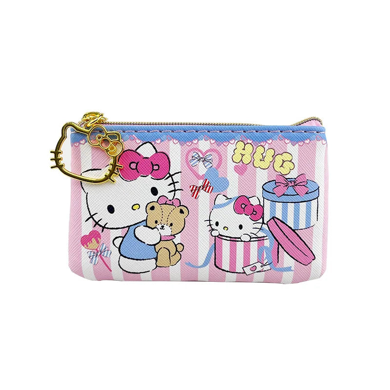Tejesa Hello Kitty Girl Bank Card Coin Bag Coin Bags/ Mini Cute Zipper