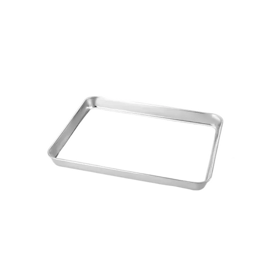 Tejesa Rectangle 316 Stainless Steel Tray Buffet Presentation Trays Metal Food Serving Plate Kitchen Organizer Trays kitchen organizer