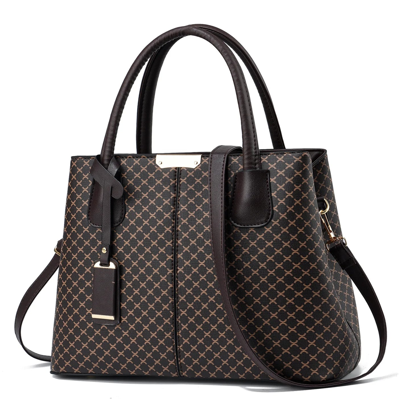 Hemasa printed women's handbag, temperament fashion texture,  shoulder crossbody bag