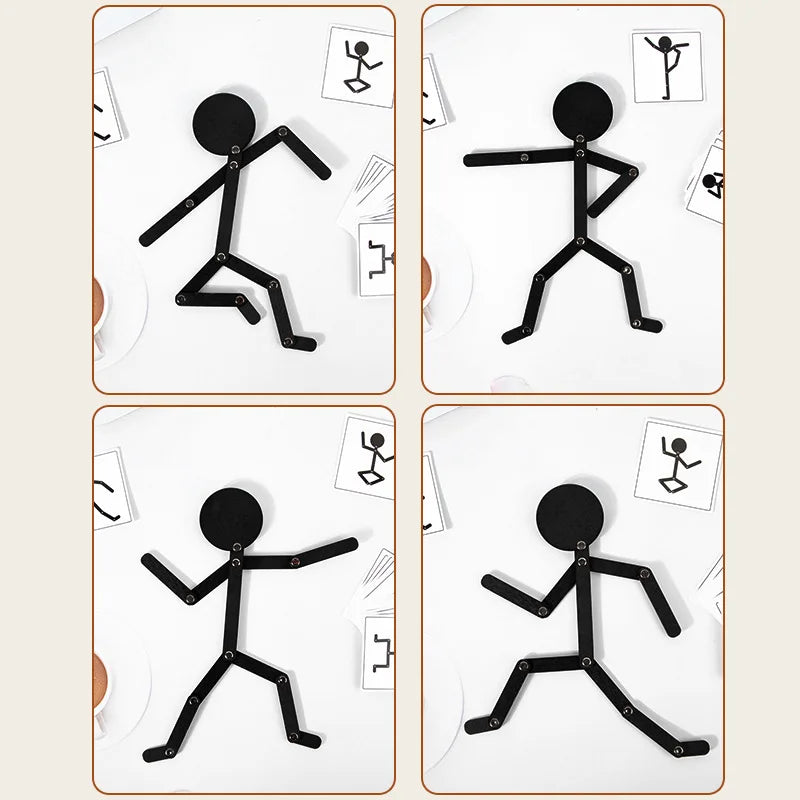 Hemasa Black Colour Kids Puzzle Toy / Wooden Man Montessori Education Toy
