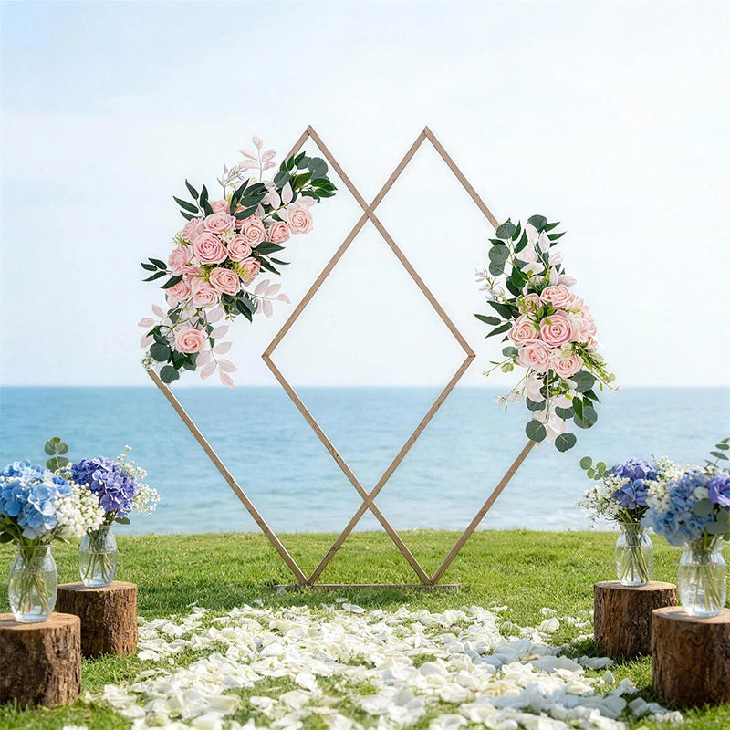 Tejesa Wedding Artificial Flower Arch for Home Party Decoration, Wedding Hotel and Auditorium Arrangement