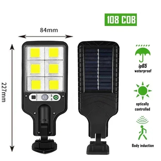 Hemasa High Power LED Solar Garden Lights Outdoor Solar Clip Light Motion Sensor Camping Lamp Fence Street Landscape Wall Decoration