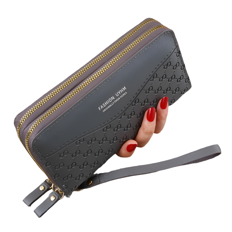 Hemasa  Pu Leather Wallets Purses Fashion  Women's Wallet Money Coin Card Holder Ladies Long Female Purse Zipper